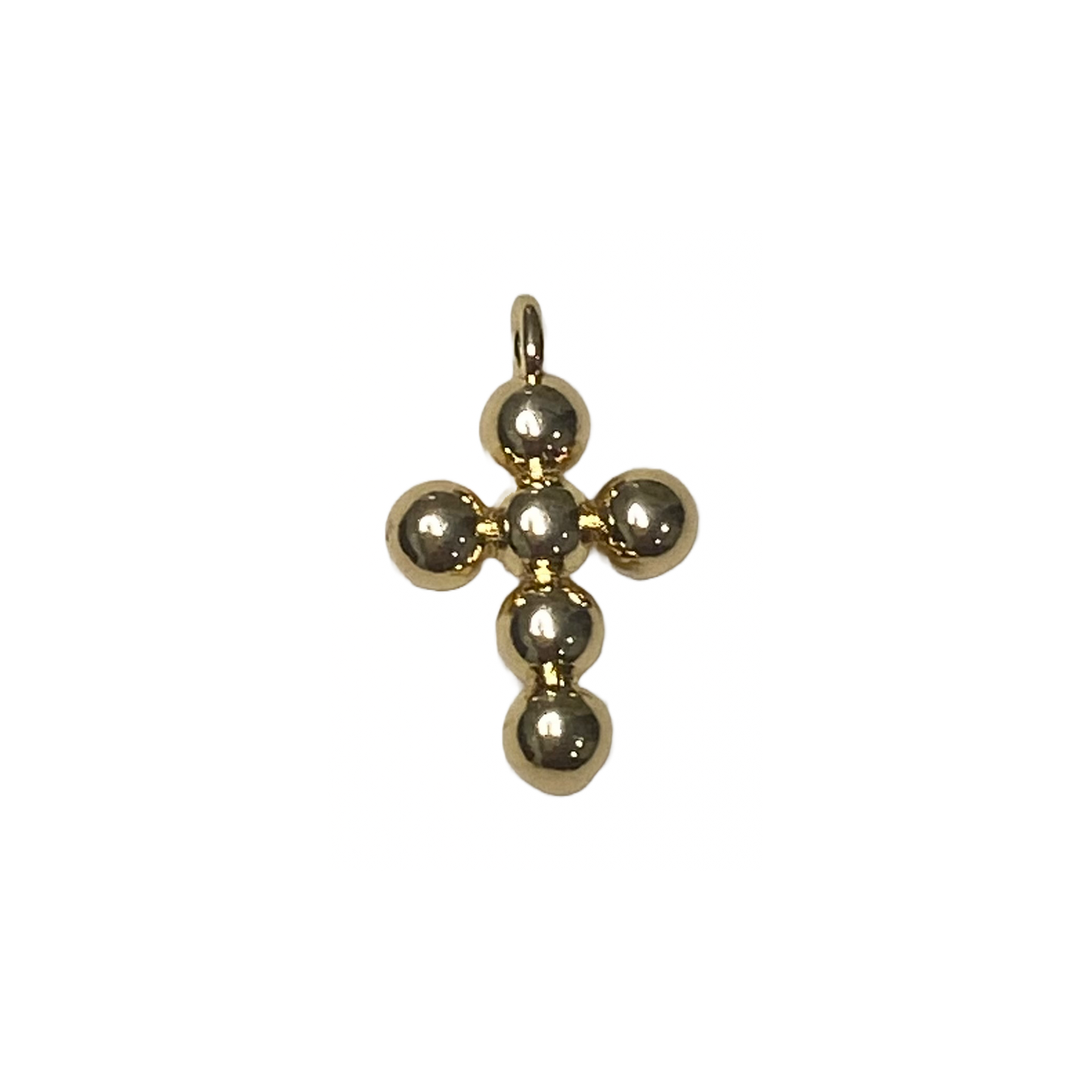 BUBBLE CROSS CHARM