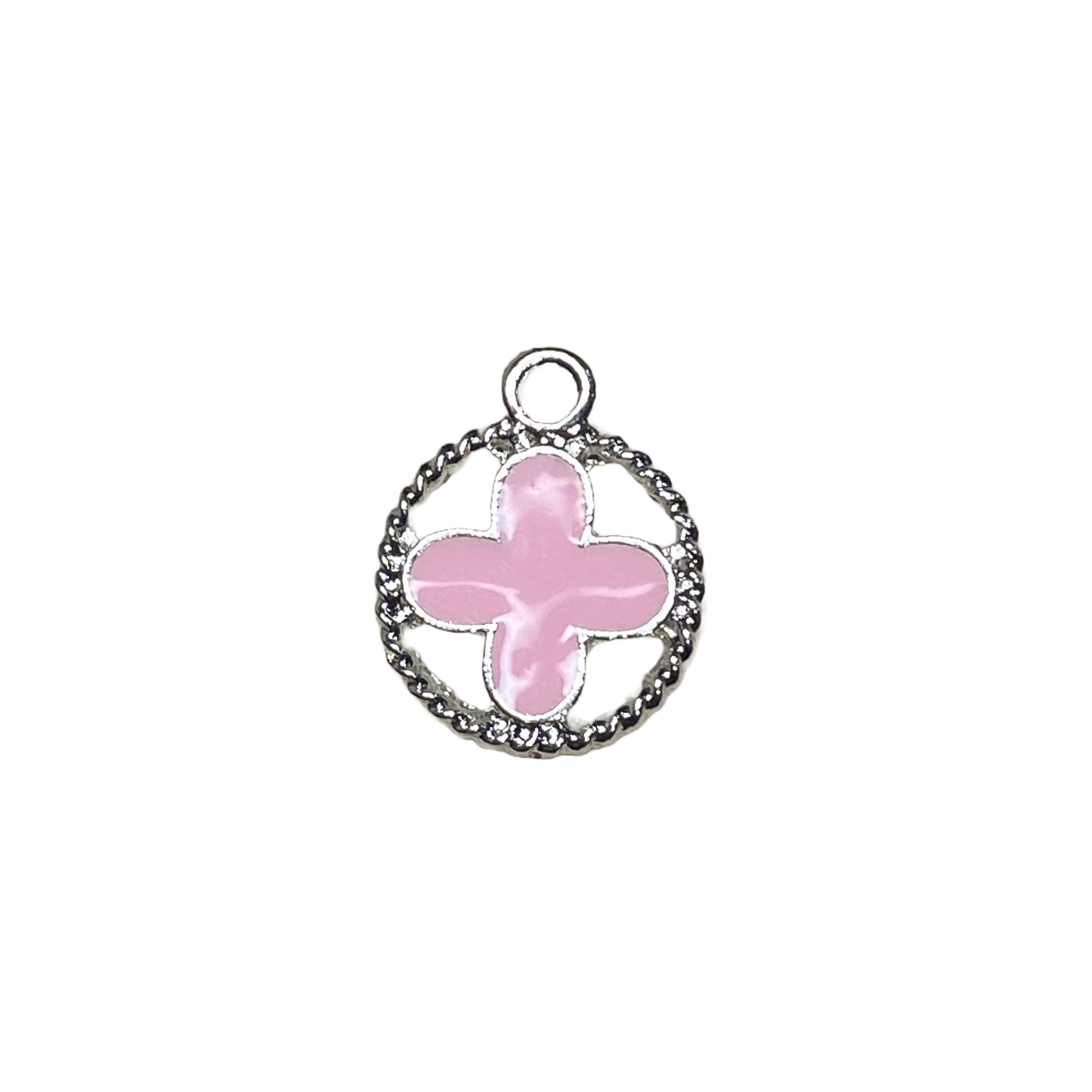 SILVER CLOVER CHARM