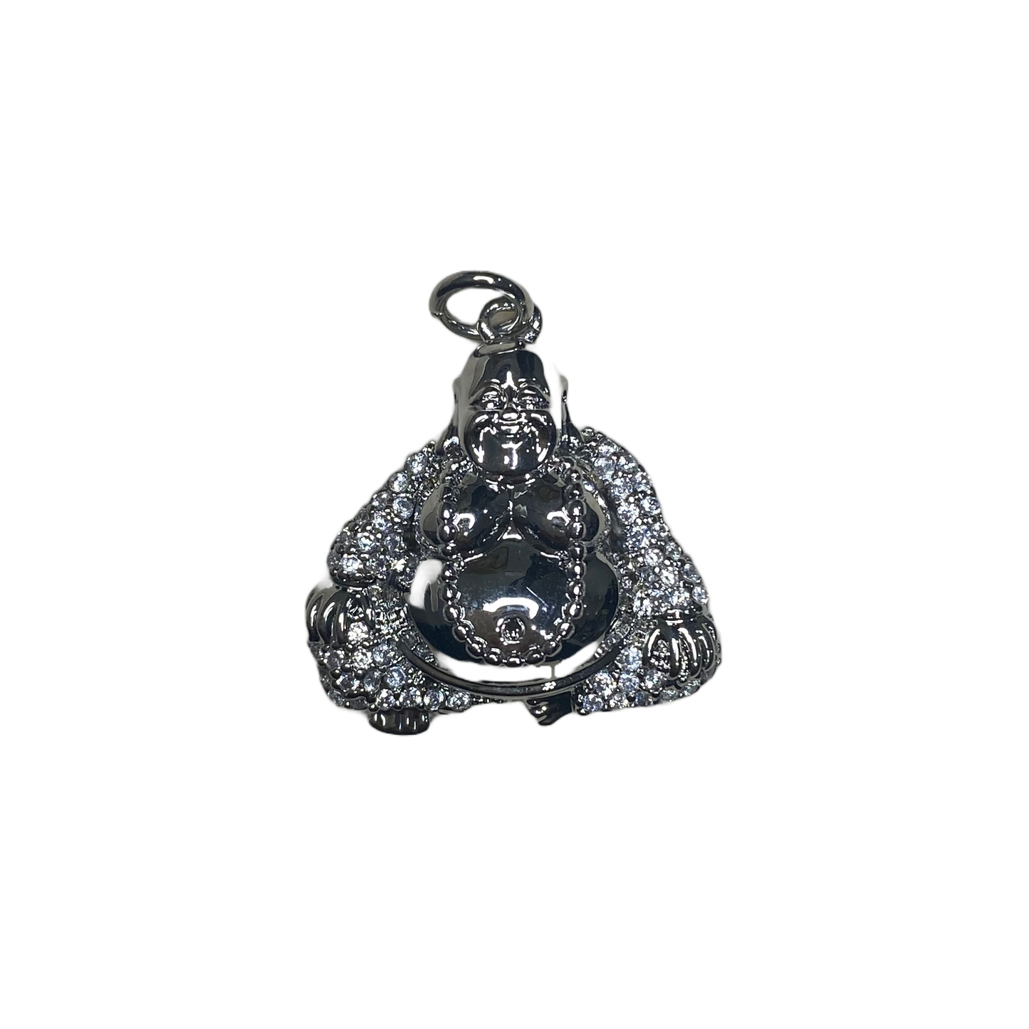 DIAMANTÉ BUDDHA CHARM