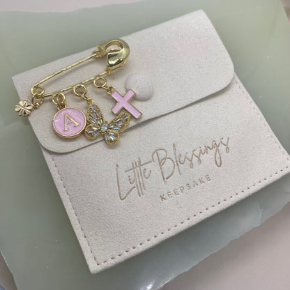 DIAMANTÉ BUTTERFLY CHARM
