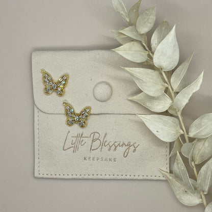 DIAMANTÉ BUTTERFLY CHARM