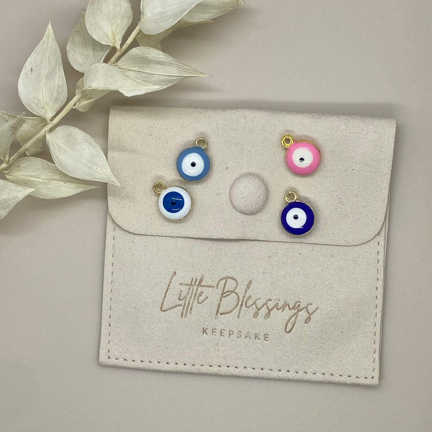 EVIL EYE CHARM GOLD