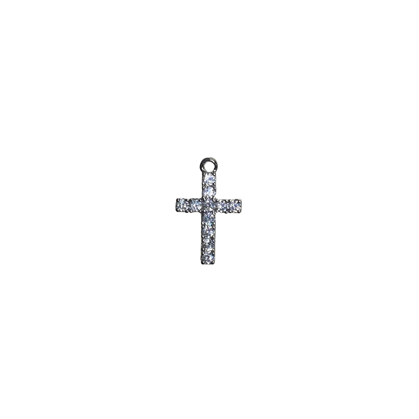 DIAMANTÉ CROSS CHARM