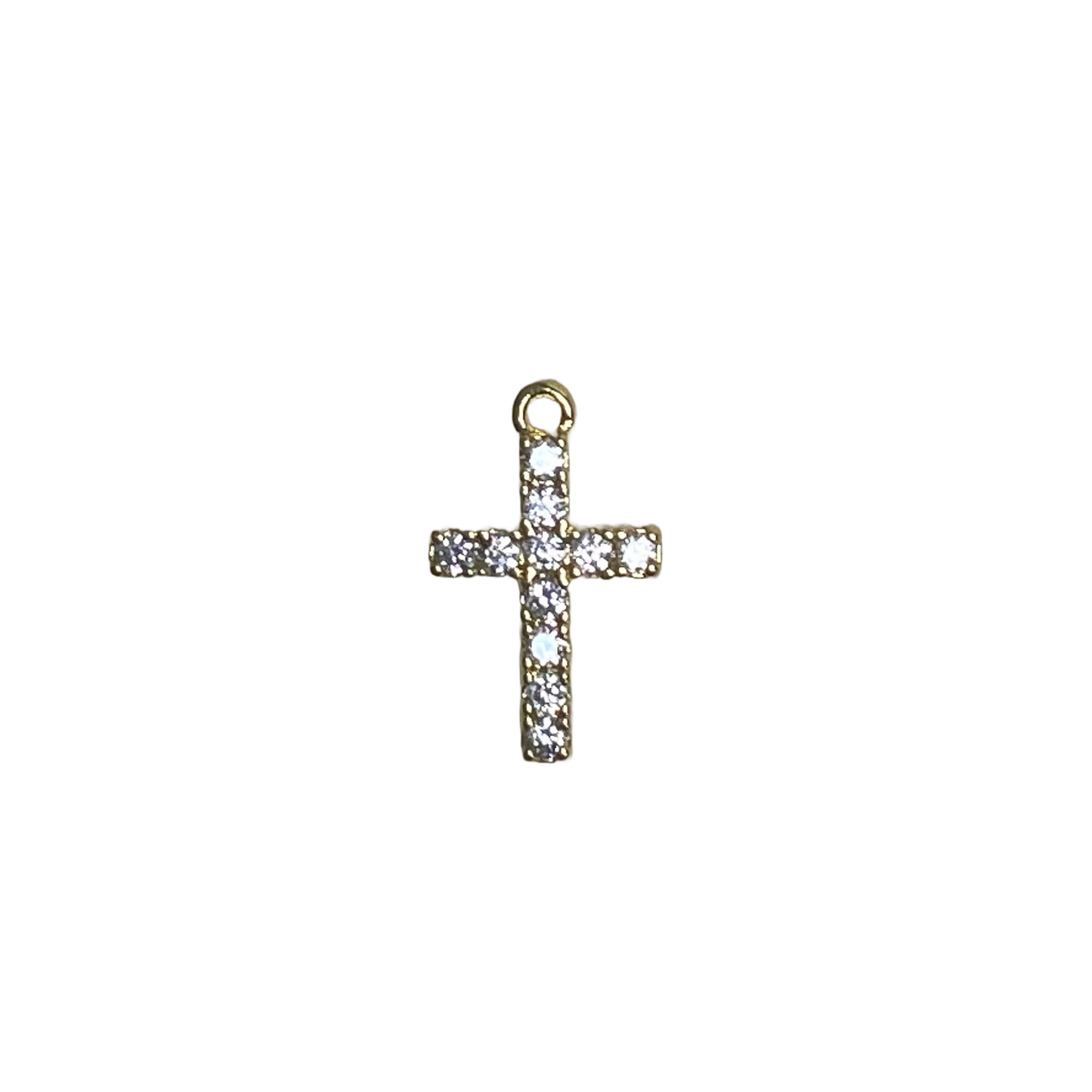 DIAMANTÉ CROSS CHARM