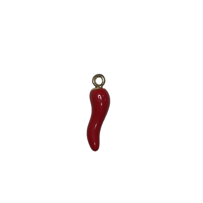 CORNICELLO RED / GOLD CHARM